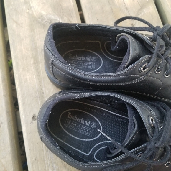 Timberland Madison Summit Double Welt Comfort Oxfords Black Leather Mens 11.5 - Picture 7 of 9